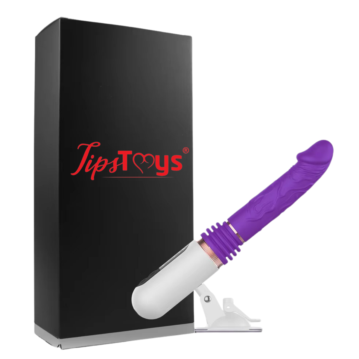 Seks Machine met Stotende Vibrator - Paars - Afbeelding 2