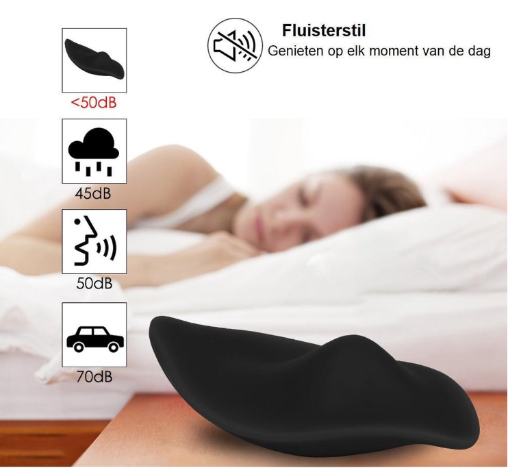 Draagbare Clitoris Vibrator String No.1 - Zwart - Afbeelding 8