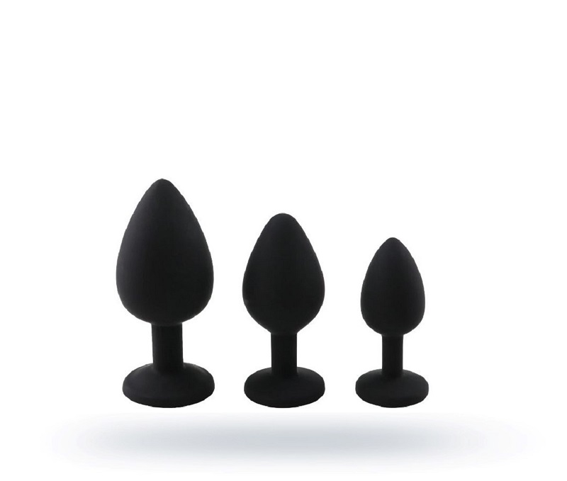 Buttplug set van 3 - Siliconen