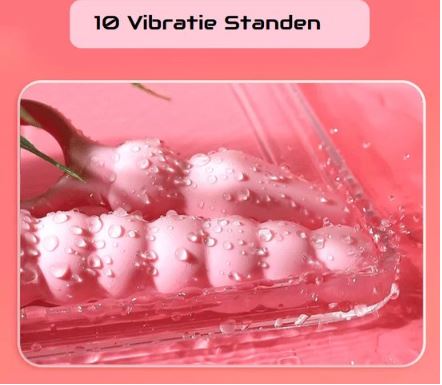 Buttplug met Vibratie - Roze - Afbeelding 5