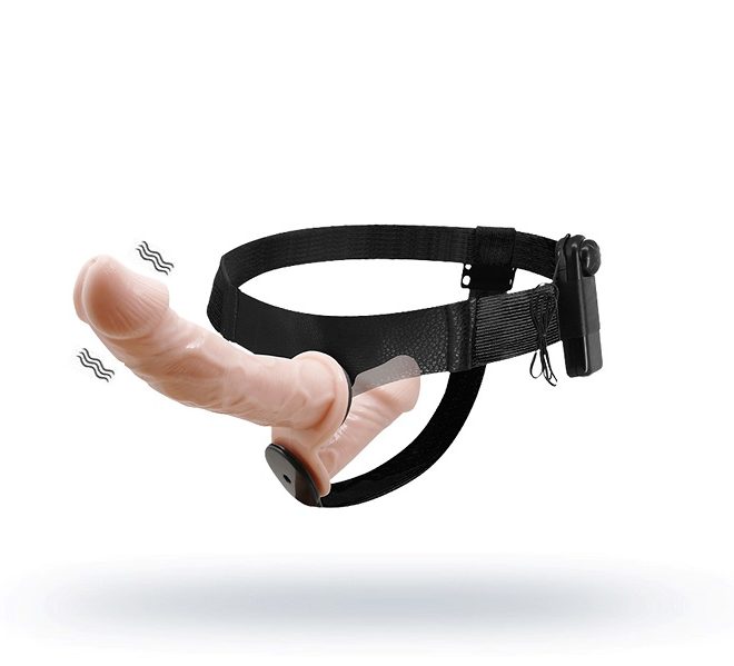 Vibrerende Voorbind dildo met Harnas