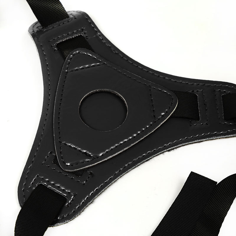 Strap On Voorbind dildo met Harnas - Zwart - Afbeelding 3