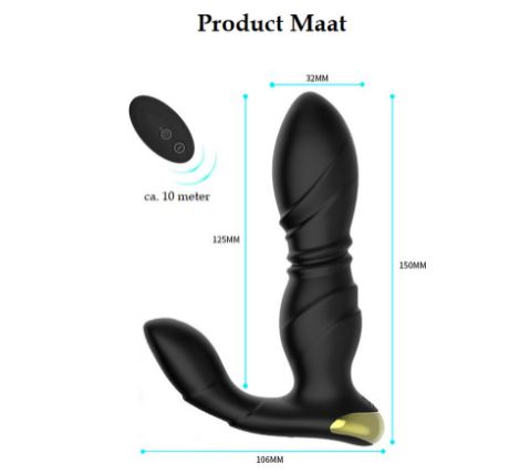 Anaal Buttplug Vibrator No.A7 - Afbeelding 2