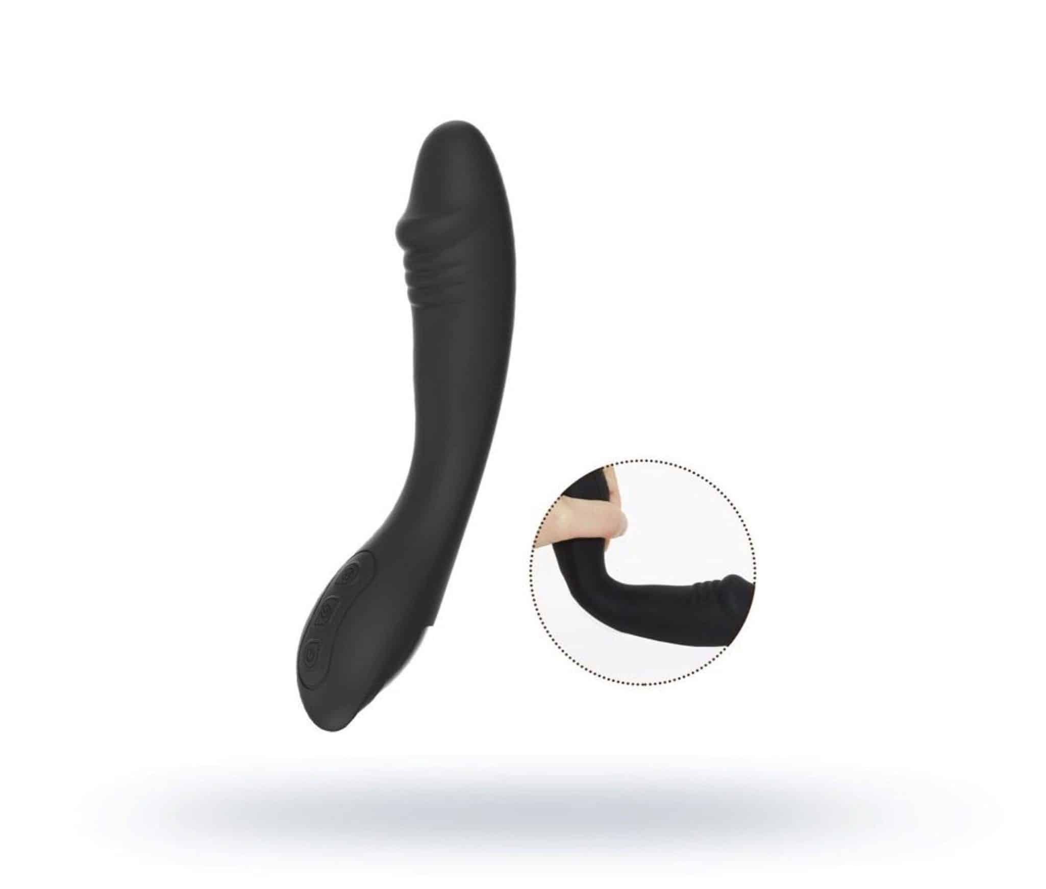 Dildo met Vibratie - Zwart