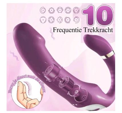 Vibrator Dildo paars - Afbeelding 4