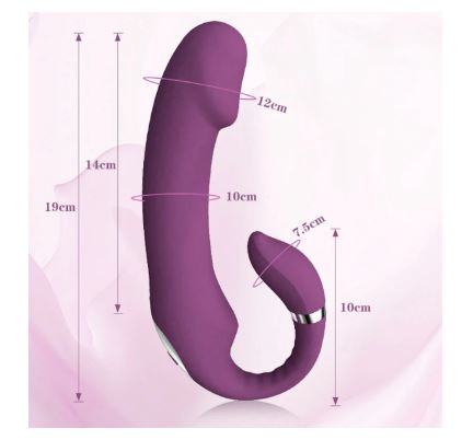 Vibrator Dildo paars - Afbeelding 3