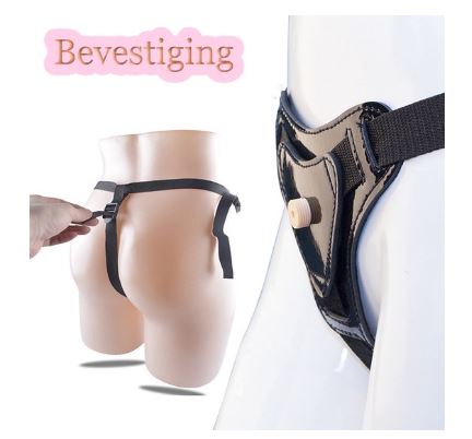 Vibrerende Voorbind Dildo - Afbeelding 2