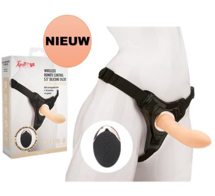 Vibrerende Voorbind Dildo - Afbeelding 5