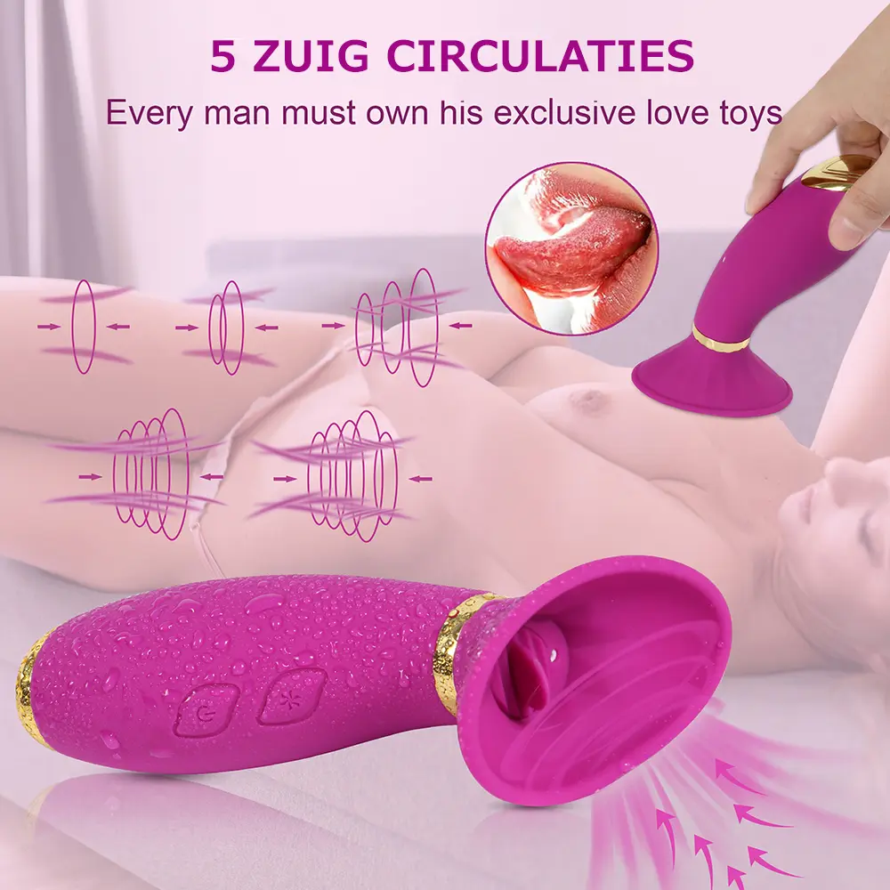 Luchtdruk Vibrator met Trillende Lip - Afbeelding 5