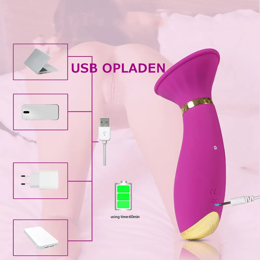 Luchtdruk Vibrator met Trillende Lip - Afbeelding 8