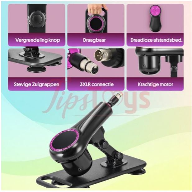 Seks Machine - 8 Opzet stukken - Afbeelding 2