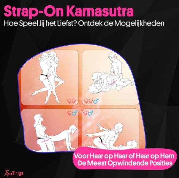 Vibrerende Strap On Voorbind Dildo - Afbeelding 7