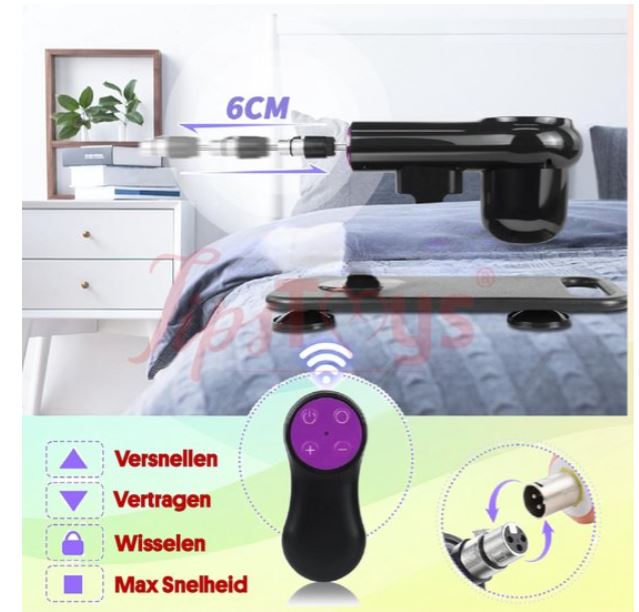 Seks Machine - 8 Opzet stukken - Afbeelding 4