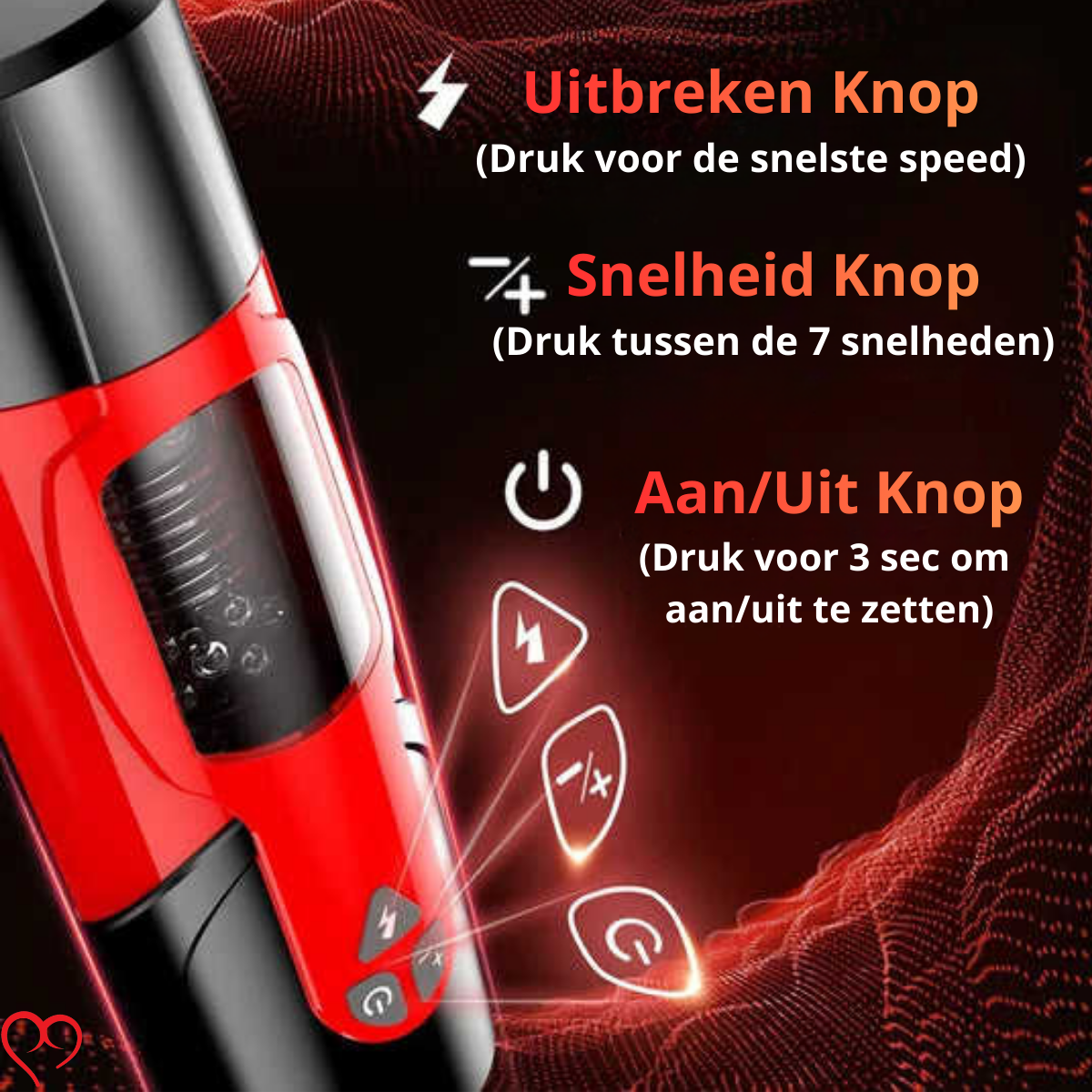 Masturbator Rotatie-Zuig - Afbeelding 8