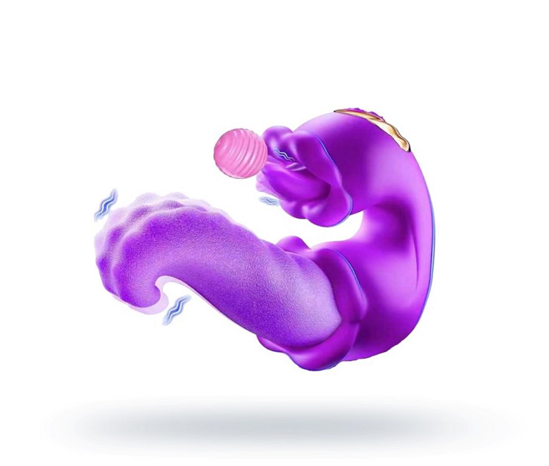 Likkende Vibrator - Paars