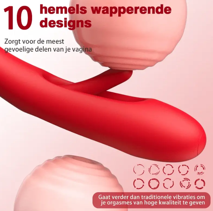 Vibrator met Flapper - Afbeelding 4