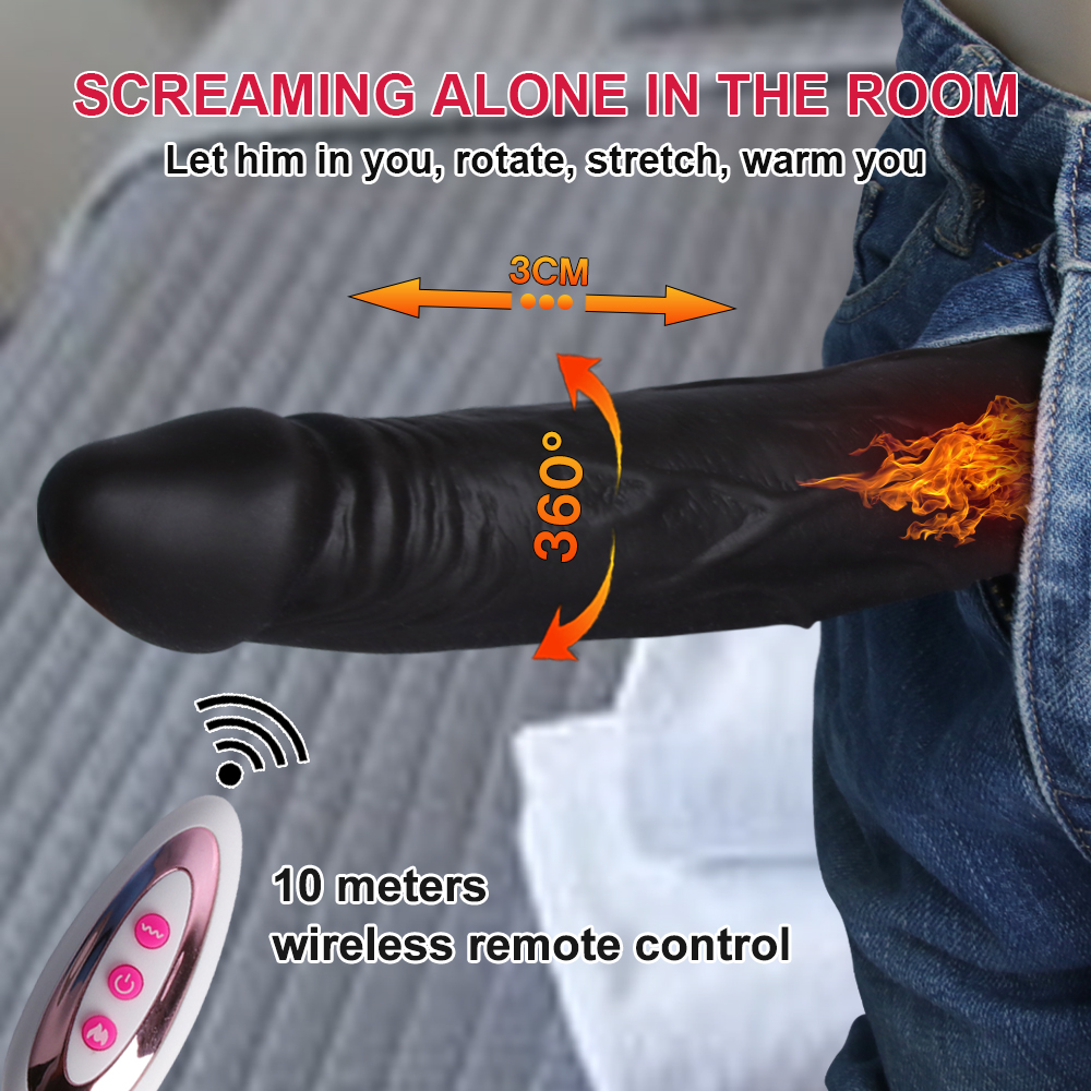 Dildo met stotende Vibratie - Afbeelding 4